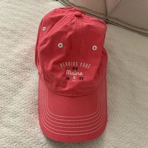 Perkins Cove Maine salmon hat